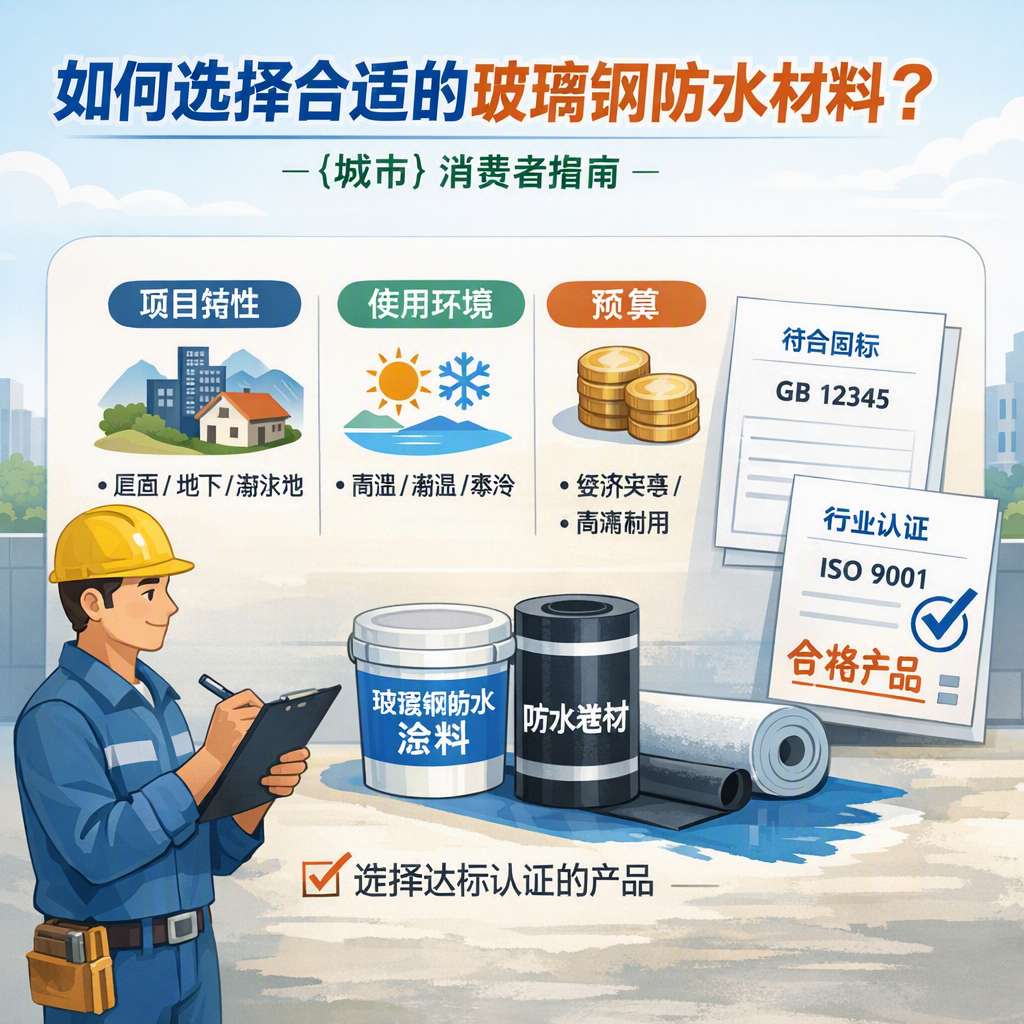 如何判定玻璃钢防水材料的合格标准? 宿州 消费者指南