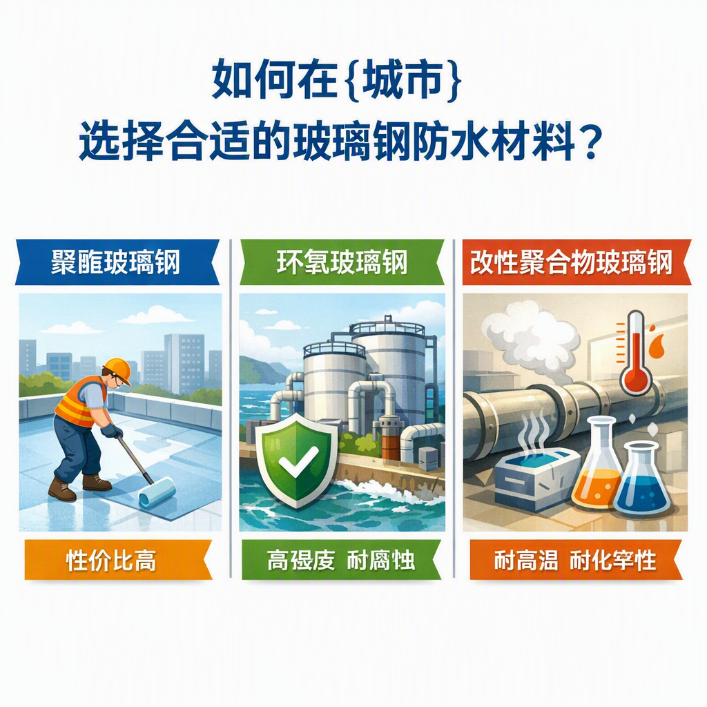 如何在宿州选择合适的玻璃钢防水材料?