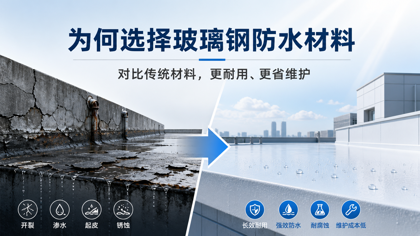 在宿州，为何选择玻璃钢防水材料而非传统材料