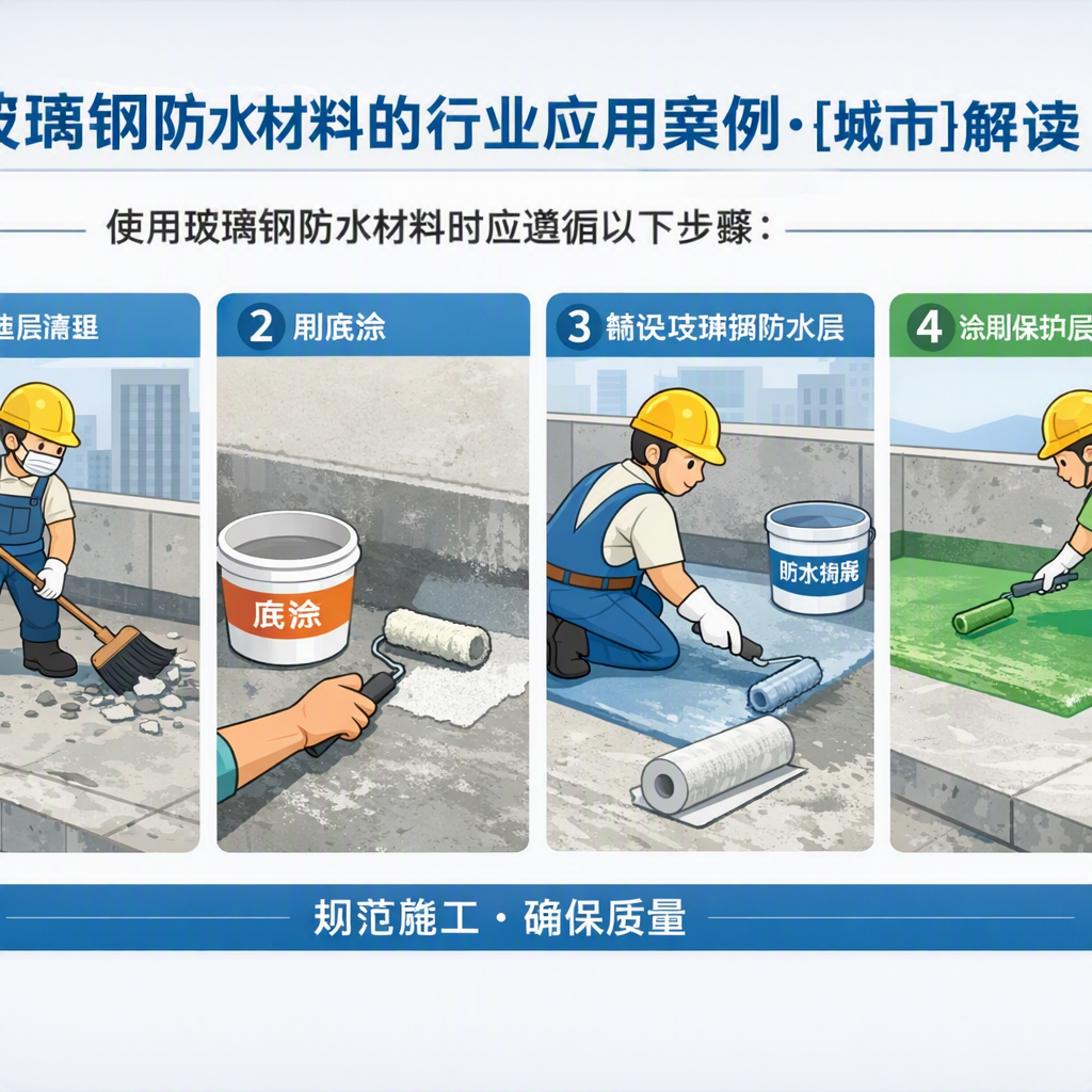 玻璃钢防水材料的行业应用案例,宿州解读