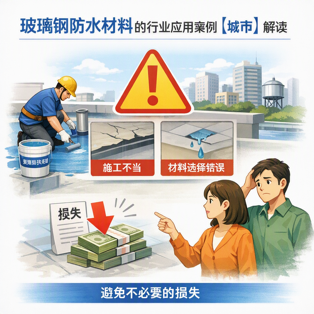 玻璃钢防水材料的行业应用案例,宿州解读